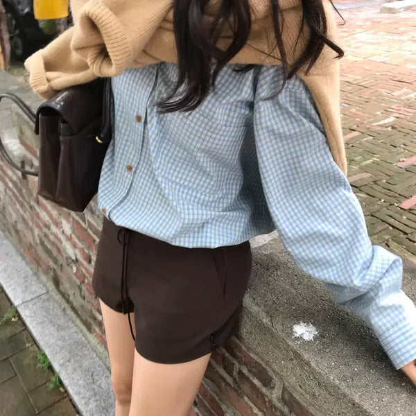 [BUNJANG] Withbloom Delhi Checkered Shirt / 위드블룸 Delhi Checkered Shirt 자체제작 셔츠