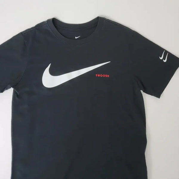 [BUNJANG] Nike Swoosh Short Sleeve T-Shirt Black / 나이키 스우시 반팔 티셔츠 블랙
