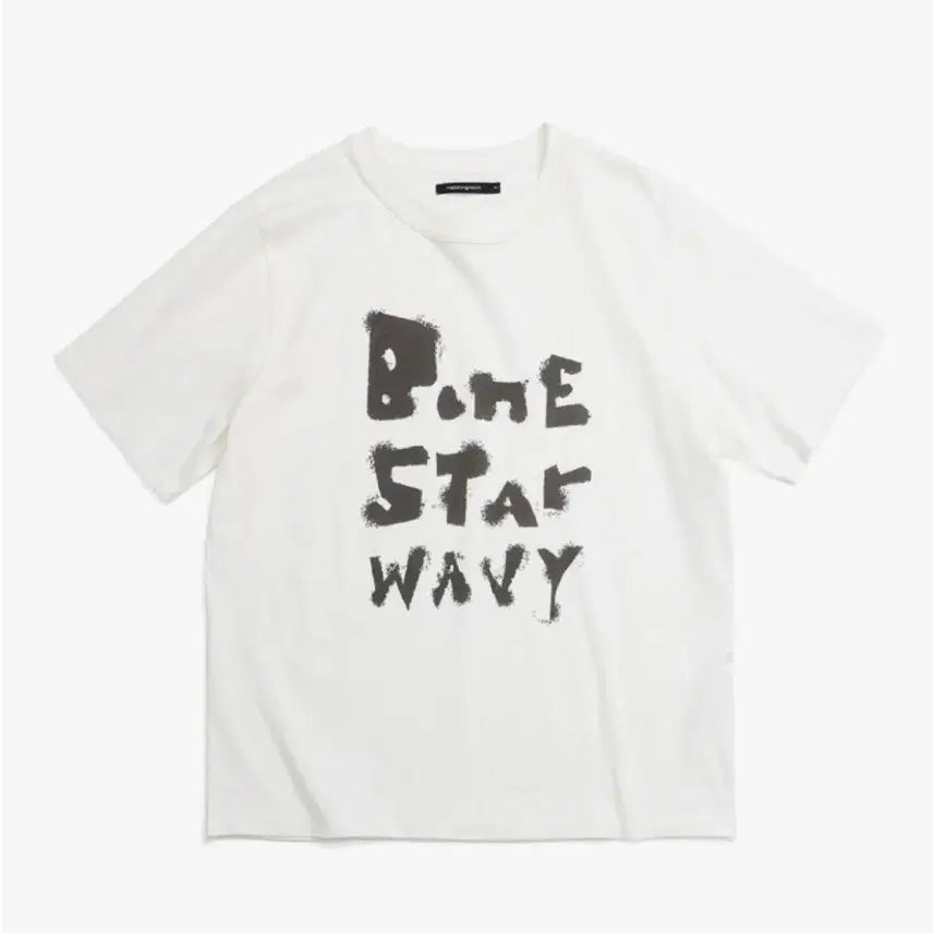 [BUNJANG] Hatching Room Bone Star Wavy Tee T-Shirt Size 4 / [4] 해칭룸 Bone Star Wavy Tee 반팔