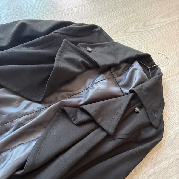 [BUNJANG] Black Trench Coat / 블랙 트렌치코트