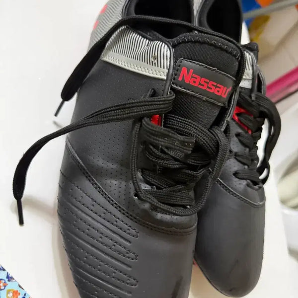 [BUNJANG] Nassau Black Football Cleats Futsal Shoes / Nassau 블랙 축구화 풋살화