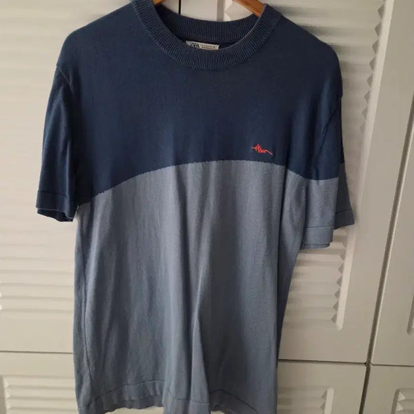 [BUNJANG] Zara Two-Tone T-Shirt / ZARA 자라 반팔 티셔츠 M/100