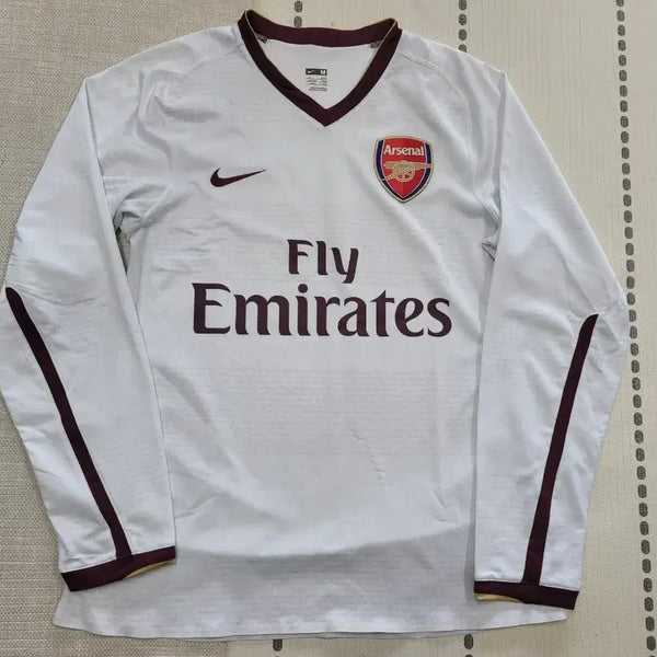 [BUNJANG] Nike Arsenal 07-08 Away Long Sleeve Player Issue Jersey / 나이키 07-08 아스날 어웨이 긴팔 지급용