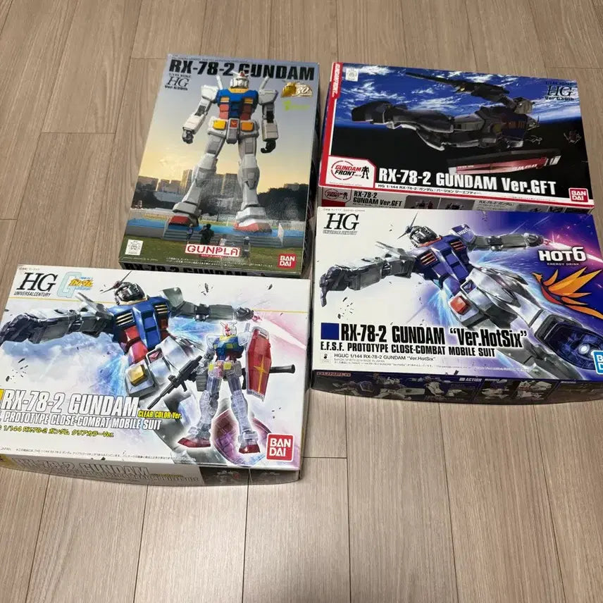 [BUNJANG] HG First Gundam 4 Types Collection / HG 퍼스트건담 4종