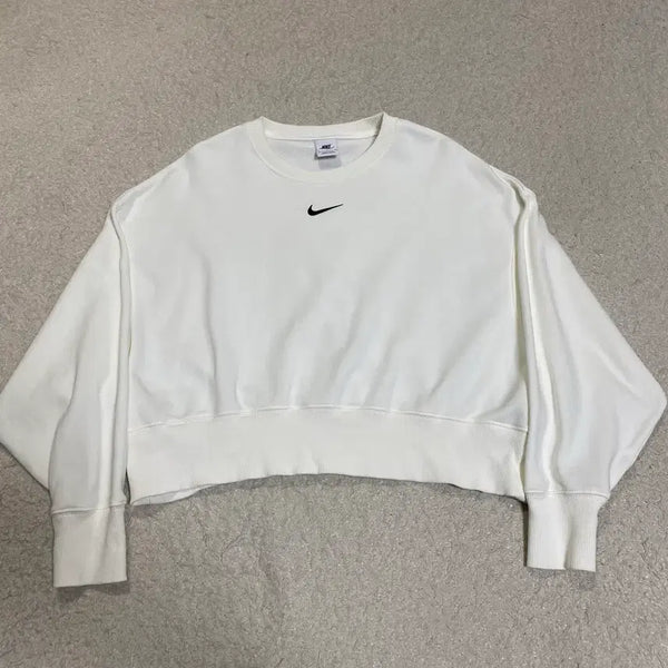 [BUNJANG] Nike Swoosh Cropped Sweatshirt Women's S / 나이키 스우시 크롭 맨투맨 여성 s 80