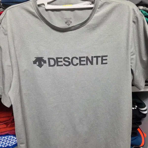 [BUNJANG] Descente Short Sleeve T-Shirt Gray 105 / 데상트 반팔 티셔츠 그레이 105