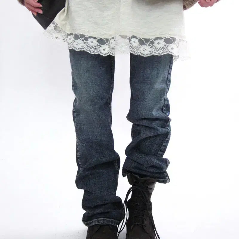[BUNJANG] Hippie Pie Embroidery Slim Jeans / 히피디피 팬츠 embroidery slim jeans