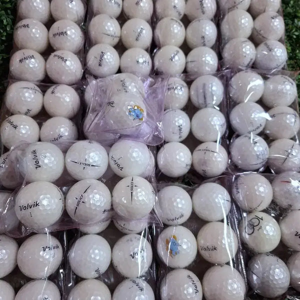 [BUNJANG] Volvik Solice Pearl White Lost Ball (80 Count) / 볼빅 솔리체 진주빛 펄화이트 80알 로스트볼 필드용