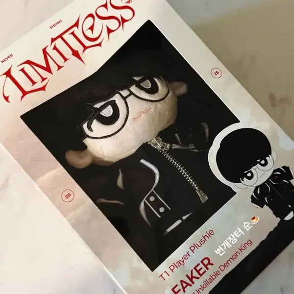[BUNJANG] T1 Faker 20cm Plush Doll (Sealed) / [미개봉/새상품] 2026 티원 t1 20cm 티원인형 페이커 Faker