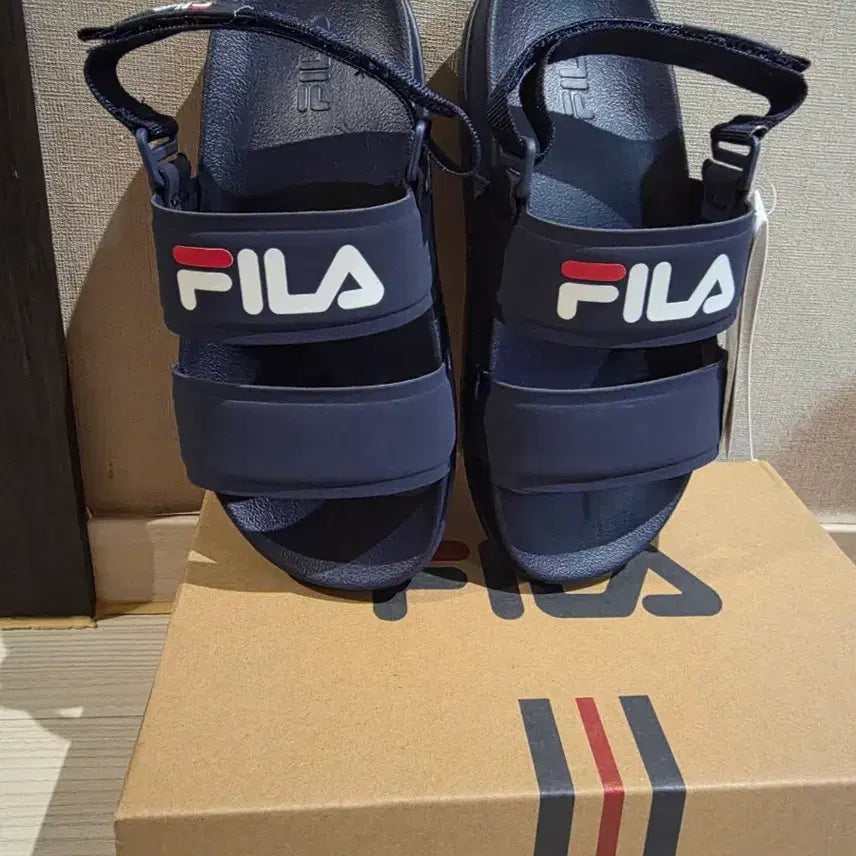 [BUNJANG] FILA Navy Sandals / 휠라 FILA 네이비 신발 샌들 210 220 230