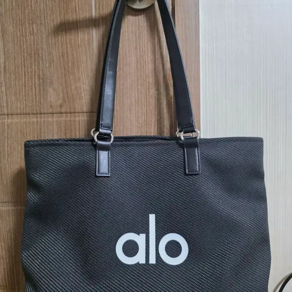 [BUNJANG] Alo Black Canvas Bag / (새상품)Alo 알로 블랙 캔버스백