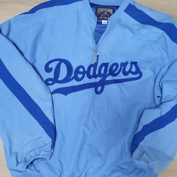 [BUNJANG] Majestic LA Dodgers Windbreaker Jacket / Majestic 마제스틱 LA다저스 바람막이 자켓