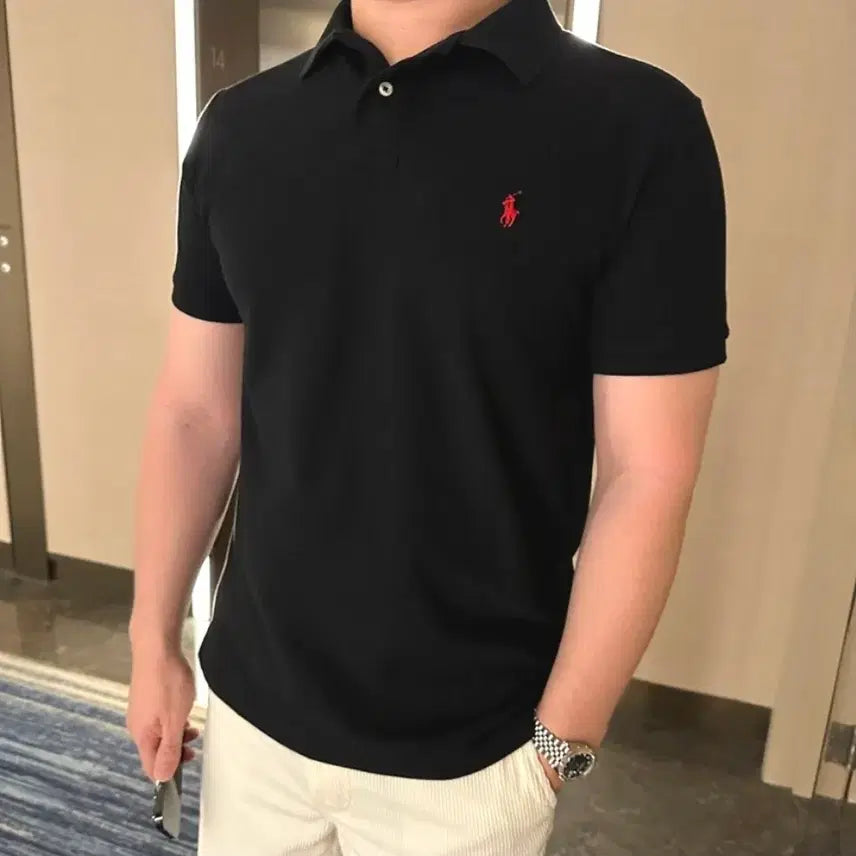 [BUNJANG] Polo Ralph Lauren Men's 2-Button PK Polo Shirt 100% Cotton / #(정품/새상품) 폴로남성 PK 카라티 판매합니다~