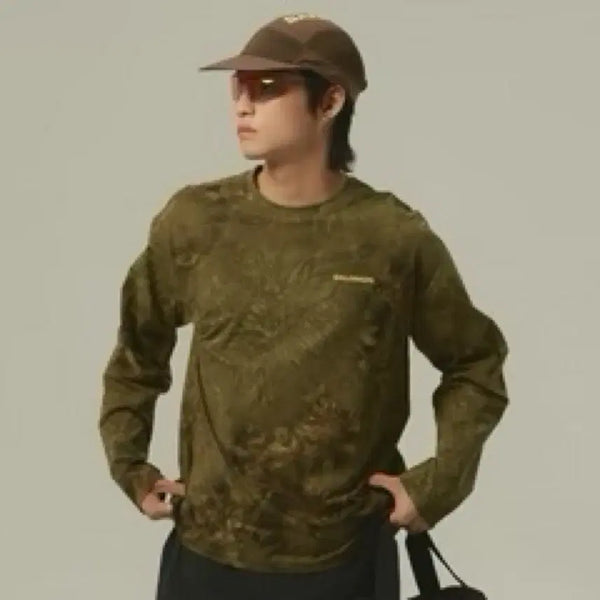 [BUNJANG] Salomon Dynamic Long Sleeve T-Shirt (Khaki, M) / 살로몬 salomon UNI 다이나믹 롱슬리브
