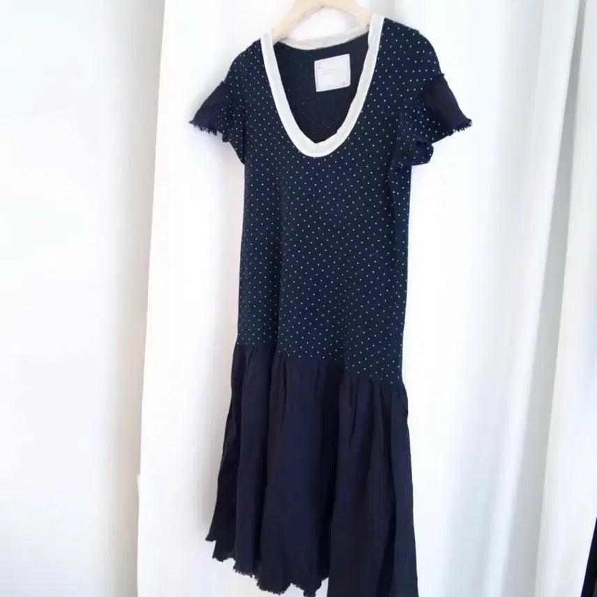 [BUNJANG] sacai x COMME des GARCONS Dot Flare Dress / [sacai x COMME des GARCONS] dot dress