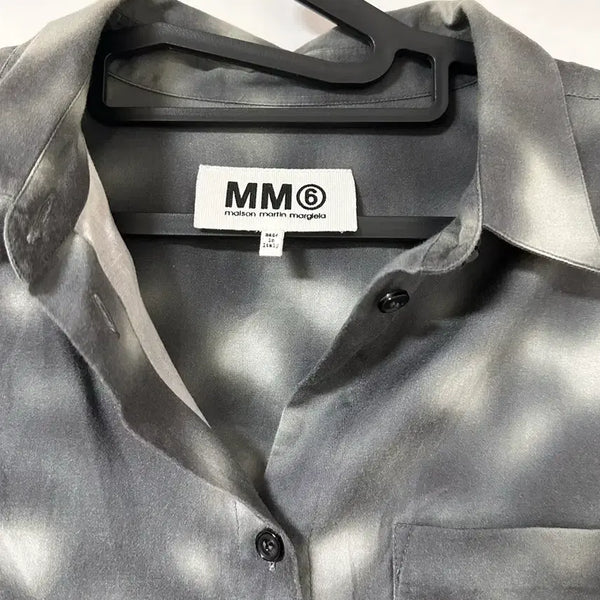 [BUNJANG] MM6 Maison Margiela Grey Washed Shirt / MM6 메종 마르지엘라 셔츠 그레이