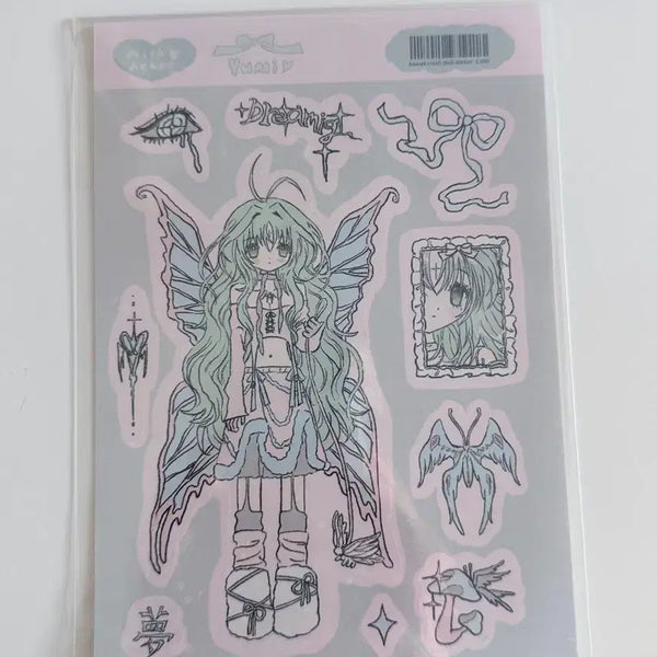 [BUNJANG] Milky Heart Sticker / 밀키하트 스티커