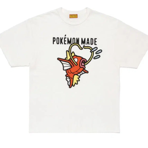 [BUNJANG] Human Made Pokemon Magikarp T-shirt White M / 휴먼메이드 포켓몬 잉어킹 화이트 M
