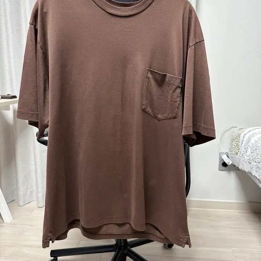 [BUNJANG] Handvaerk Pocket T-Shirt Brown / handvaerk 핸드베르크 포켓 반팔 티셔츠 브라운 M