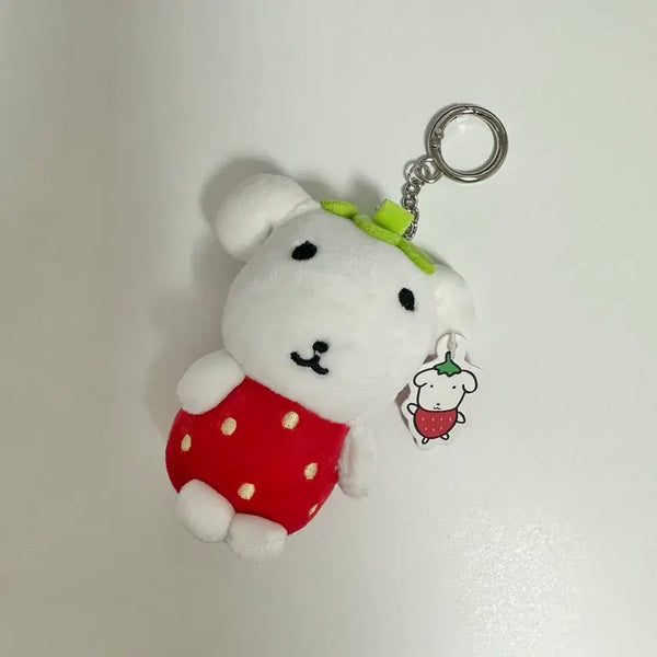 [BUNJANG] Strawberry Ganadi Doll Keyring / (새상품) 스트로베리 레드 딸기 가나디 인형 키링