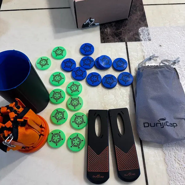 [BUNJANG] Frisbee Disc Set with Launcher (20 Discs + 2 Launchers) / 던지캡 원반 20개+런처 2개 세트