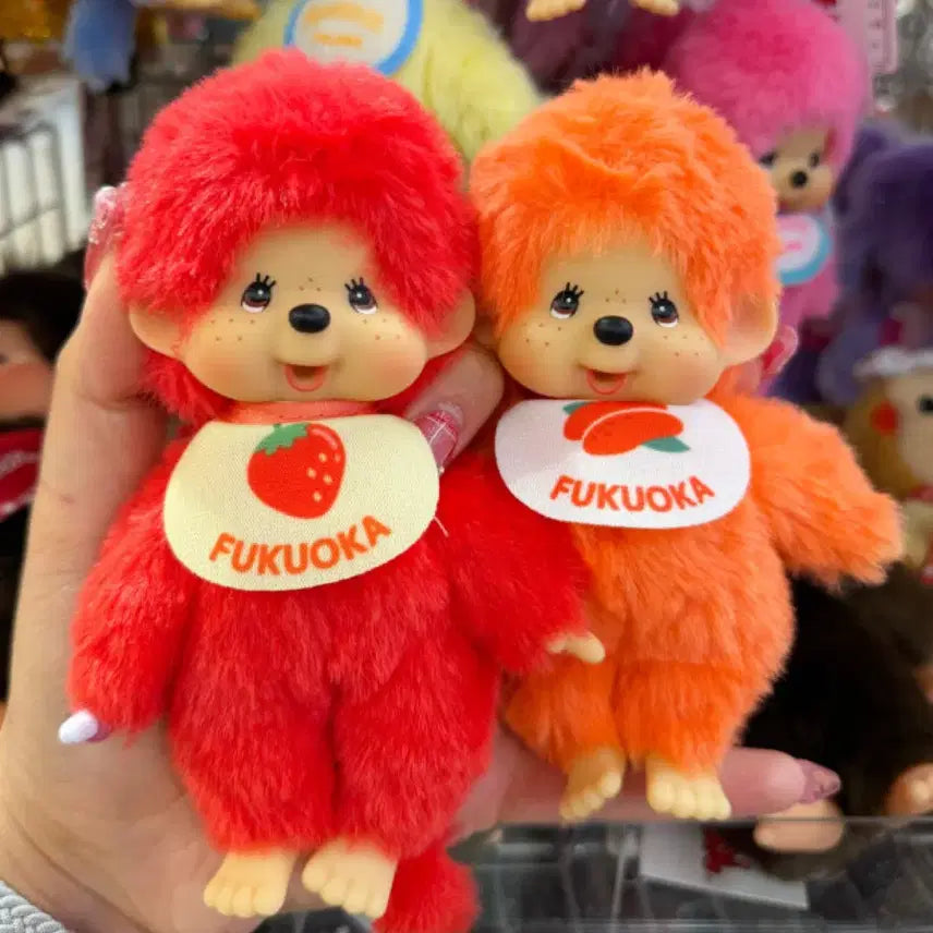 [BUNJANG] Fukuoka Mentaiko Monchhichi Keyring / 후쿠오카 명란 몬치치 키링