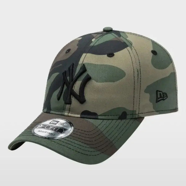 [BUNJANG] MLB New York Yankees Basic Unstructured Cap Woodland Camo / MLB 뉴욕 양키스 베이직 카모 언스트럭쳐 볼캡 우드랜드 카모