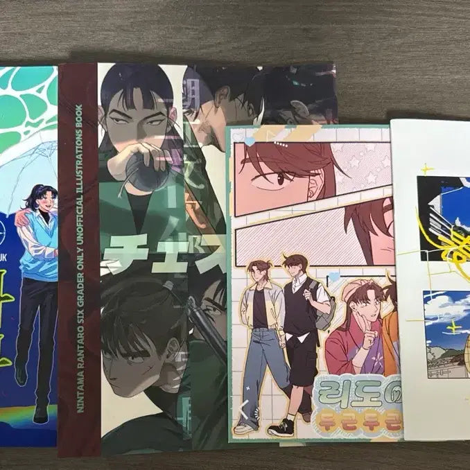 [BUNJANG] Nintama Rantaro Illustration Art Book Set / 닌타마 란타로 일러스트 회지 세트