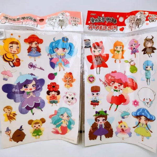 [BUNJANG] Fairy of the Forest Fairylu Unitech Seal Sticker / [고전문구] 숲의 요정 페어리루 유니테크 씰 스티커