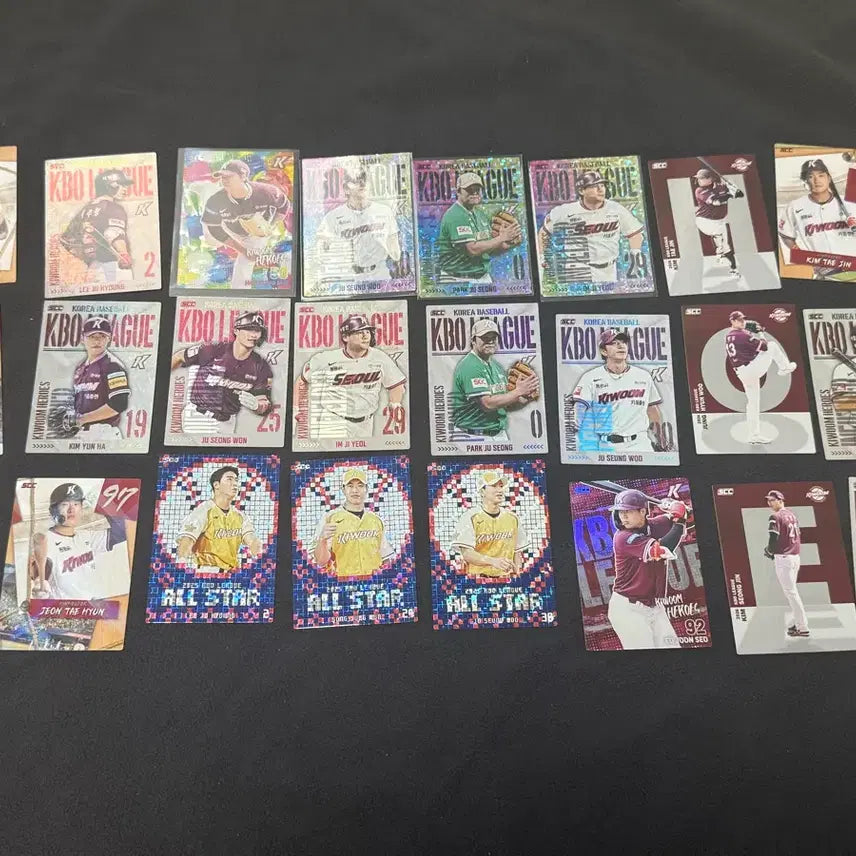 [BUNJANG] Kiwoom Heroes KBO Baseball Card Bundle Set / kbo카드 키움히어로즈 일괄판매
