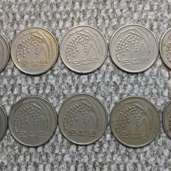 [BUNJANG] 1988 50 Won Coin Bundle / 1988년 50원 동전 10개 일괄