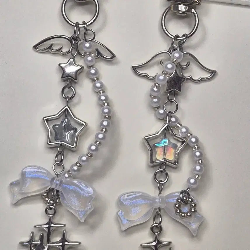 [BUNJANG] Angel Star Bead Charm / 엔젤스타키링 비즈키링