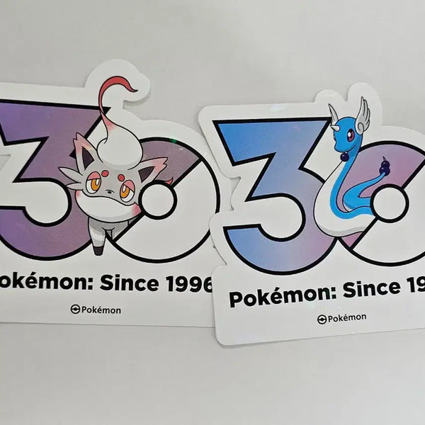 [BUNJANG] Pokemon 30th Anniversary Sticker Set: Hisuian Zoroark, Dragonair / 포켓몬 팝업 30주년기념스티커 히스이 조로아, 신뇽