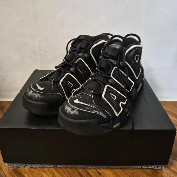 [BUNJANG] Nike Air More Uptempo Black 275mm / 나이키 에어 모어 업템포 블랙 275mm