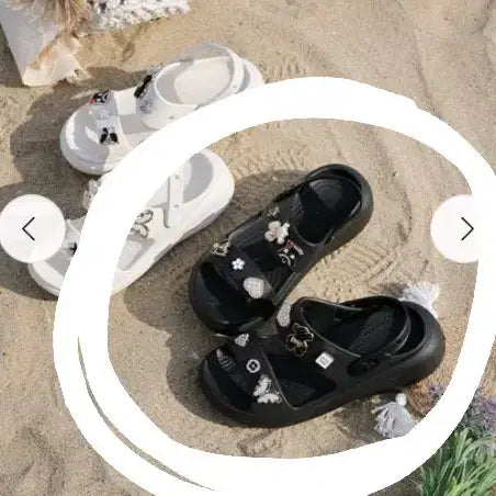 [BUNJANG] Boga Summer EVA Black Sandals 240 / 보가 여름 EVA블랙샌들(새상품)240