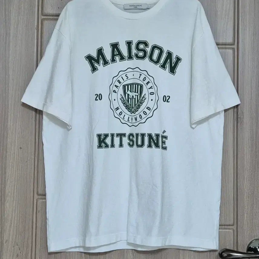 [BUNJANG] Maison Kitsuné Varsity Comfort T-Shirt (Men's) - Retail / 메종키츠네 바시티 컴포트 티셔츠 (남성)-국내매장판