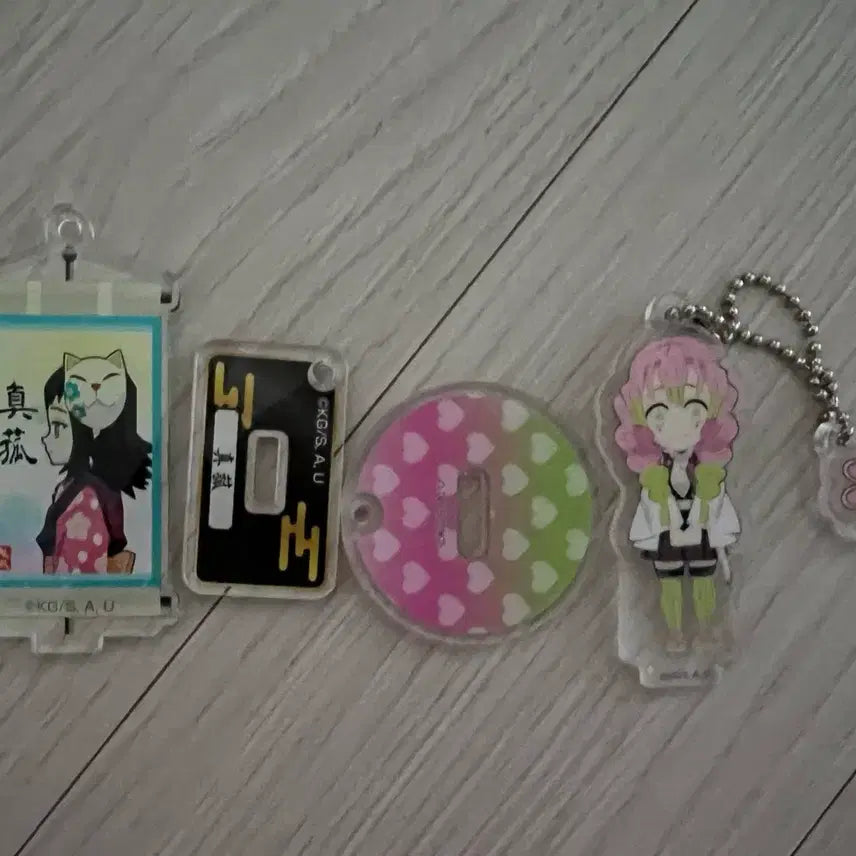 [BUNJANG] Demon Slayer Acrylic Keychain Set / 귀멸의 칼날 아크릴 키링 세트