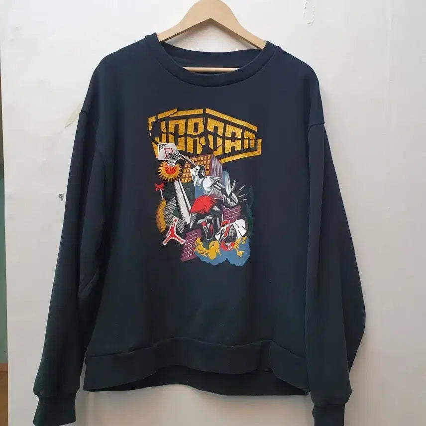 [BUNJANG] Jordan Fleece Sweatshirt XL / 조던 기모 맨투맨 105~110