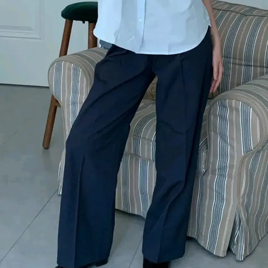 [BUNJANG] SPAO Linen Wide Slacks / 스파오 여름 린넨 와이드 슬랙스