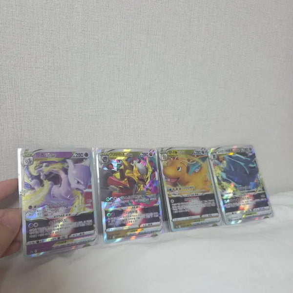 [BUNJANG] Mewtwo/Giratina/Dragonite VSTAR Pokemon Cards / 포켓몬 카드 뮤츠/기라티나/망나뇽 VSTAR