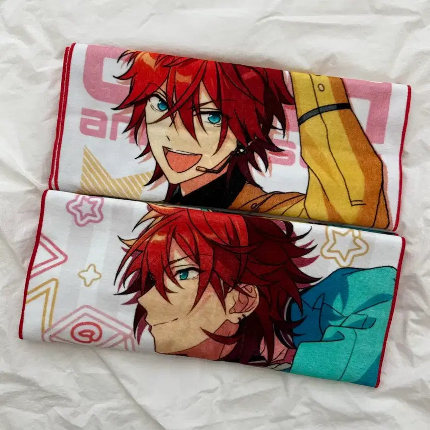 [BUNJANG] Ensemble Stars Rintaro Set 6th & 7th Anniversary Towels Bundle / 앙스타 린네 타올 일괄 6주년 7주년