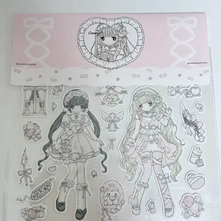 [BUNJANG] Milky Heart Sticker Pack / 밀키하트 스티커