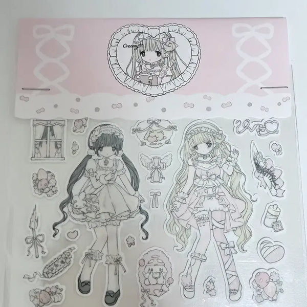[BUNJANG] Milky Heart Sticker Pack / 밀키하트 스티커