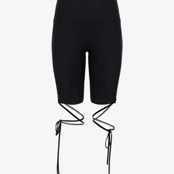 [BUNJANG] Assay String Biker Shorts Black / [아쎄이] 스트링 바이커 쇼츠 레킹스 블랙