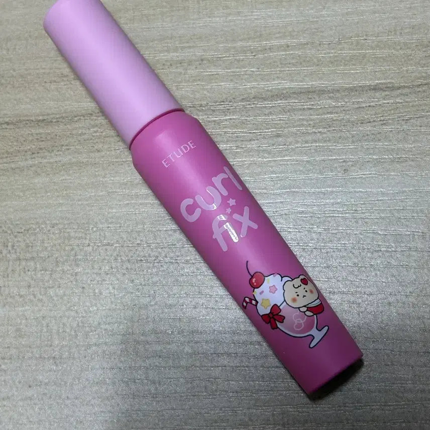 [BUNJANG] Etude Curl Fix Mascara Pink Mang-Gom Collaboration 04 Wispy Volume / 에뛰드 컬 픽스 마스카라 핑크 망곰 콜라보 04 가닥 볼륨