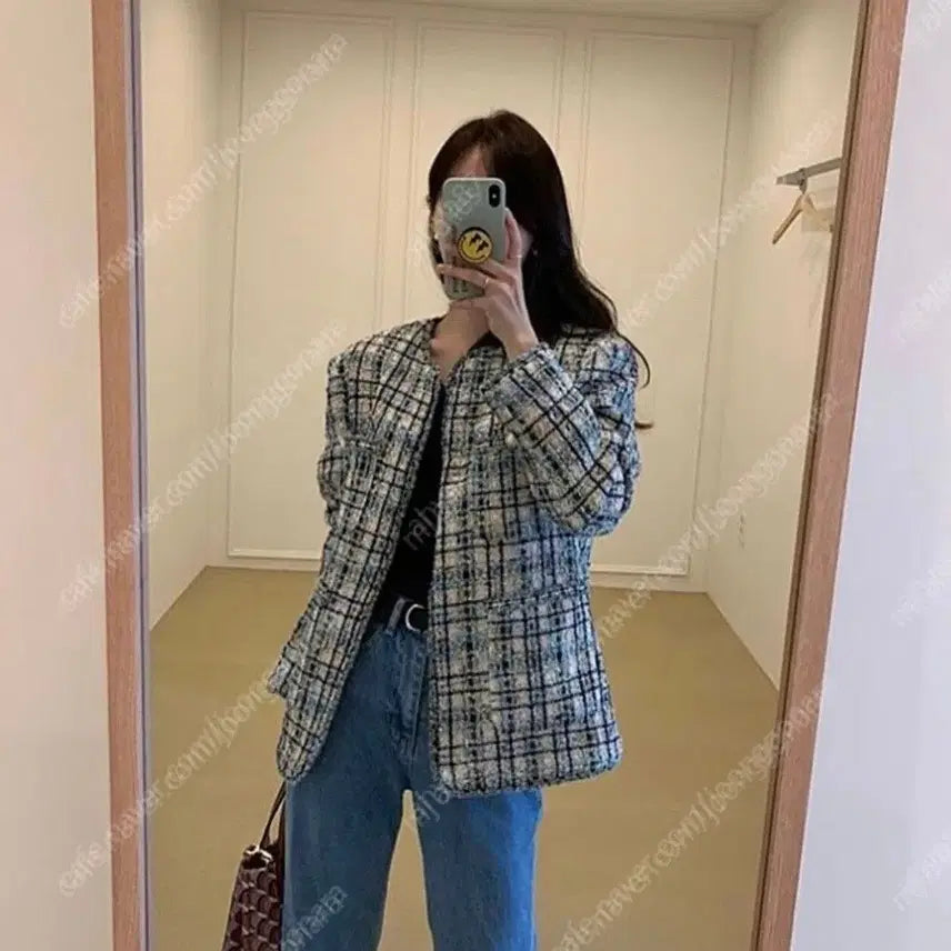 [BUNJANG] Bicini Tweed Jacket / 바이씨니 패리스트위드(주말만할인)