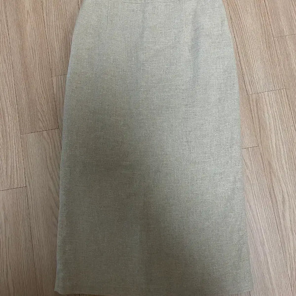 [BUNJANG] Linen H-Line Skirt Beige / 베이지 H라인 스커트