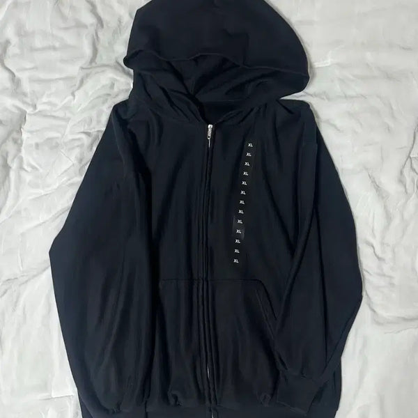 [BUNJANG] Balenciaga Size Sticker Zip-Up Hoodie / [S] 발렌시아가 사이즈 스티커 후드집업