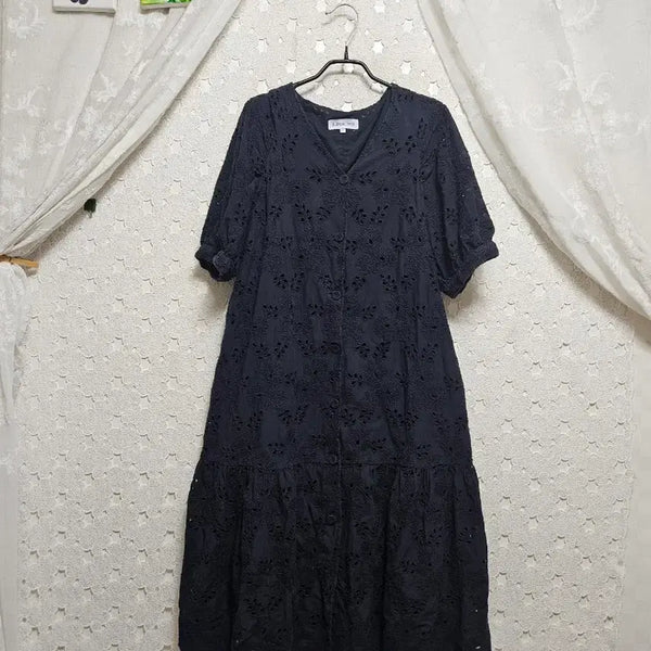 [BUNJANG] Yudontchoi Embroidered Dress Women's Size 66 / 유돈초이 자수원피스 여성66