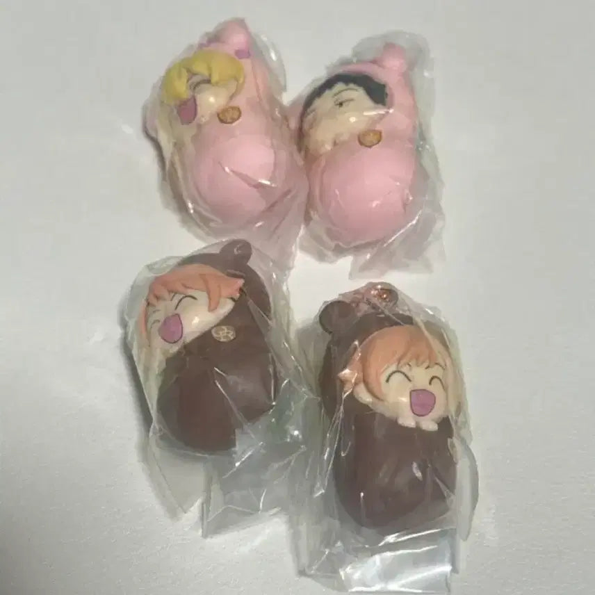 [BUNJANG] Ouran High School Host Club Podaegi Gacha Keyring Hani Mori Hikaru Kaoru / 오란고교 사교클럽 포대기 가챠 키링 하니 모리 히카루 카오루